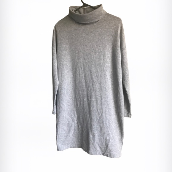 GAP Small Neutral Cowl Neck Sweater Dress - Picture 1 of 3